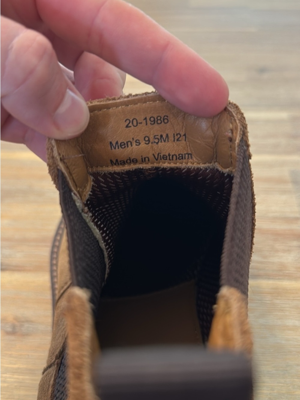 Johnston & Murphy Brown Suede Chelsea Boots - Picture 3 of 5